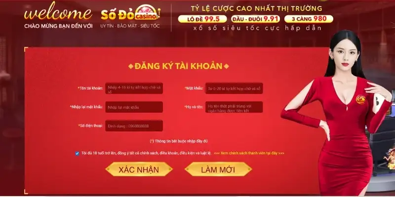 Thực hiện đăng ký đăng nhập tham gia cá cược tại Sodo66